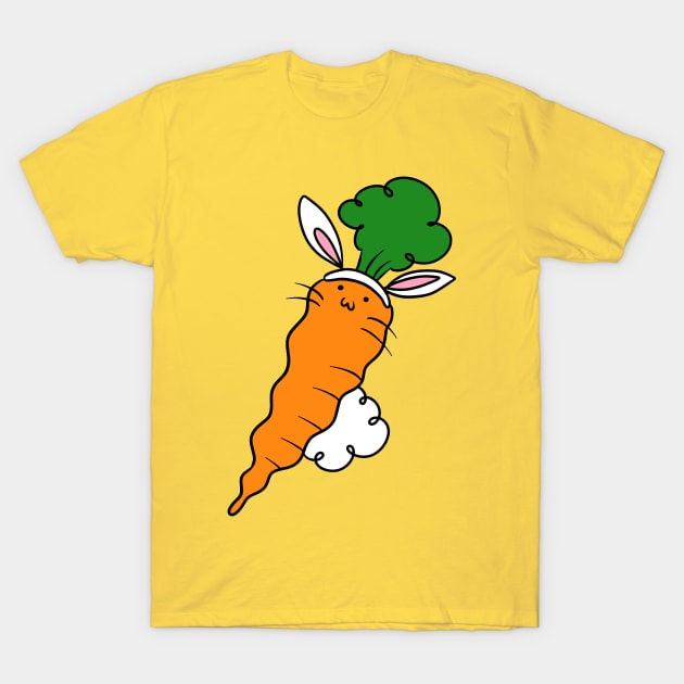Cute Carrat Dressed as Bunny T-Shirt by saradaboru